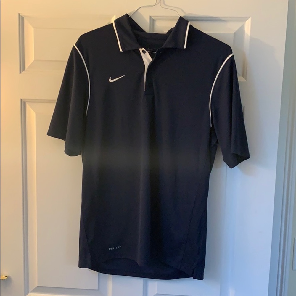 Dri-Fit Navy Nike Golf Tee